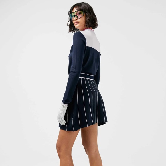 J.Lindeberg Women's Navy Mini Skirt - Picture 2 of 12